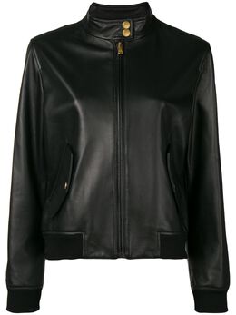Moschino: Кожаная куртка 