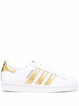 adidas: Белые кроссовки  Superstar