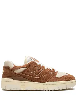New Balance: Коричневые кроссовки  550