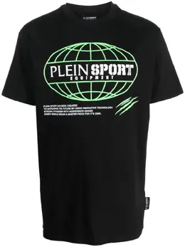 Plein Sport: Чёрная футболка 