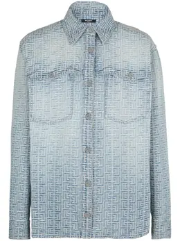 Balmain: Жаккардовая рубашка 