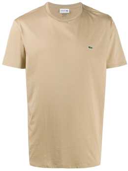 Lacoste: Коричневая футболка 