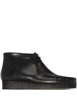 Clarks Originals: Чёрные ботинки 