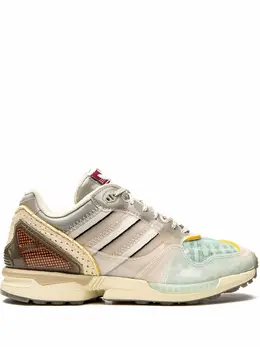 adidas: Белые кроссовки  ZX-6000