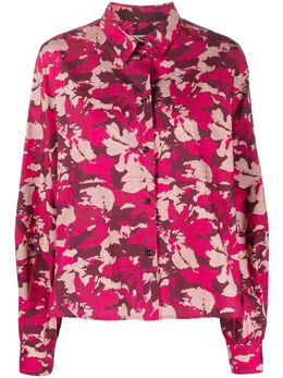 Woolrich: Рубашка с растительным принтом 
