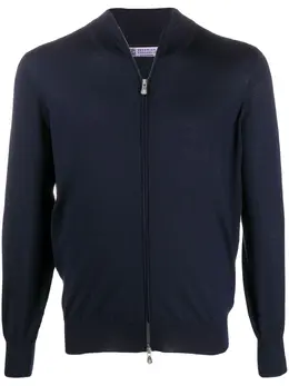 Brunello Cucinelli: Синий свитер 