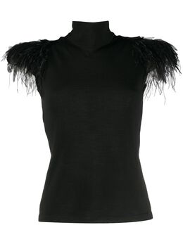 Alberta Ferretti: Чёрный топ 
