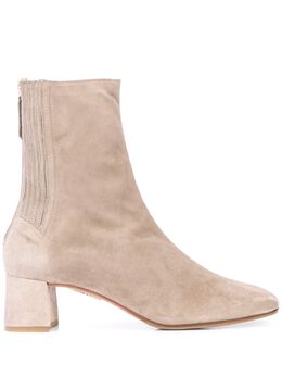 Aquazzura: Бежевые ботинки 