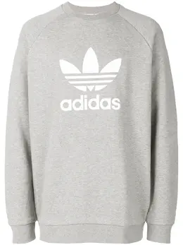 Adidas: Хлопковый свитшот  Trefoil