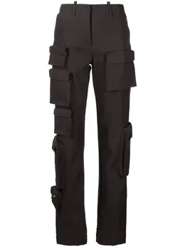 Off-White: Тёмные брюки 