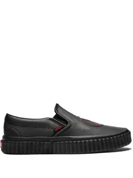Vans: Чёрные мокасины 