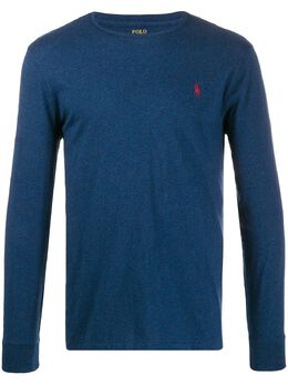 Polo Ralph Lauren: Голубой свитшот 