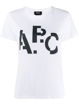 A.P.C.: Футболка с принтом 