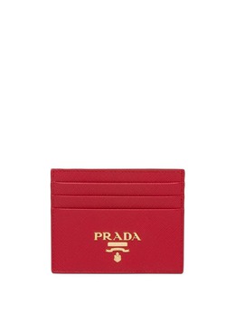 Prada: Красный картхолдер 