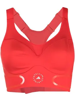 adidas by Stella McCartney: Красный бюстгальтер 