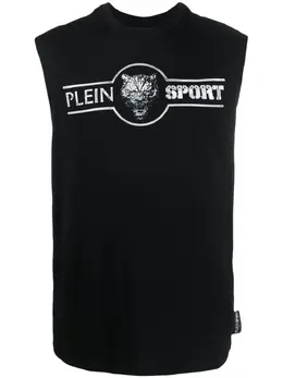 Plein Sport: Майка с принтом 