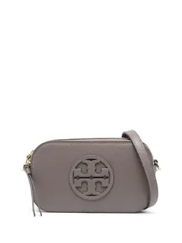 Tory Burch: Коричневая сумка через плечо  Mini Miller