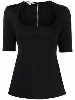 Stella McCartney: Топ с коротким рукавом 