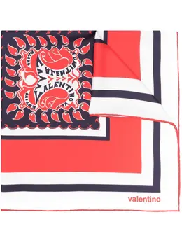 Valentino: Шарф с принтом 