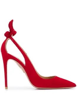 Aquazzura: Красные туфли  Bow Tie