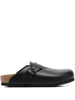 Birkenstock: Чёрные сабо  Boston