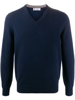 Brunello Cucinelli: Свитер с v-образным вырезом 