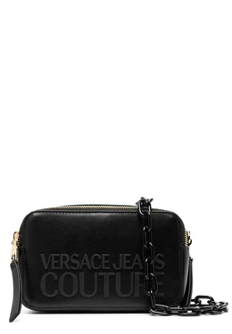 VERSACE JEANS COUTURE: Чёрная сумка 
