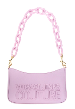 VERSACE JEANS COUTURE: Фиолетовая сумка 