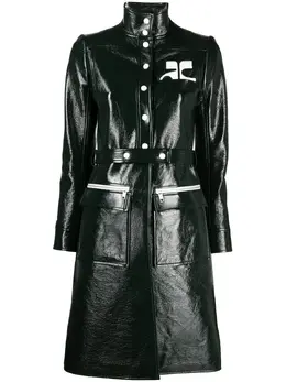 Courrèges: Тёмный плащ 