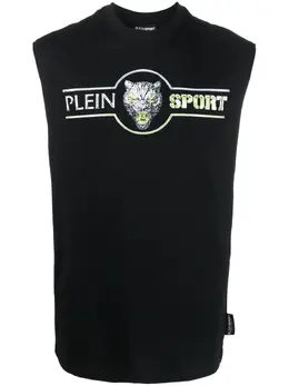 Plein Sport: Майка с принтом 