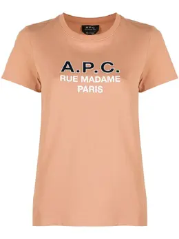 A.P.C.: Футболка с принтом 