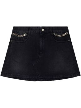 Stella McCartney: Джинсовая юбка  Falabella