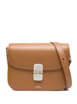 A.P.C.: Коричневая сумка  Grace