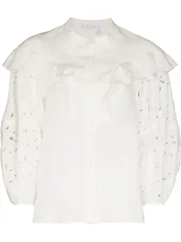 Chloé: Льняная блуза 