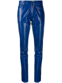 Saint Laurent: Голубые брюки 