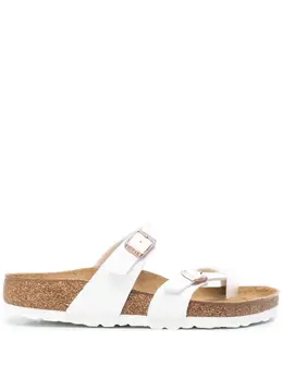 Birkenstock: Белые сандалии 
