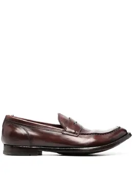 Officine Creative: Коричневые мокасины 