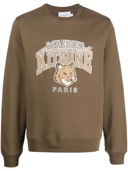 Maison Kitsuné: Свитшот с принтом 