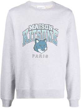 Maison Kitsuné: Свитшот с принтом 