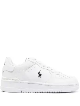 Polo Ralph Lauren: Белые кроссовки 