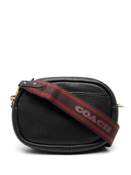 Coach: Чёрная сумка через плечо 