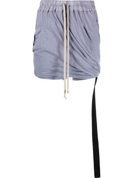 Rick Owens DRKSHDW: Фиолетовые шорты 