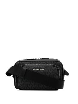 Michael Kors: Сумка  Hudson с принтом