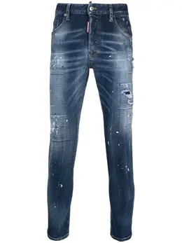 Dsquared2: Голубые джинсы 