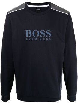 BOSS: Свитер с принтом 