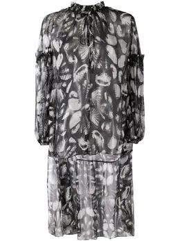 Alexander McQueen: Блуза с принтом 