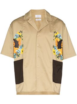 Rhude: Рубашка с коротким рукавом 
