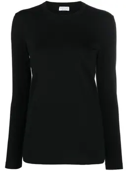 Brunello Cucinelli: Футболка с длинным рукавом 