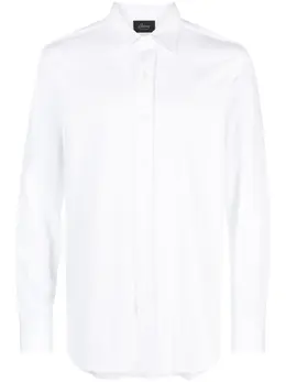 Brioni: Рубашка с английским воротником 