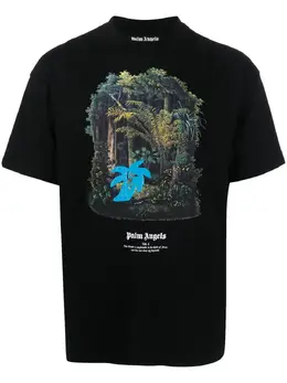 Palm Angels: Футболка с принтом 